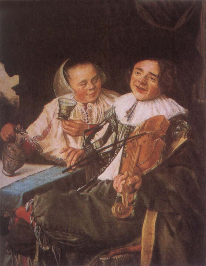 Carousing Couple